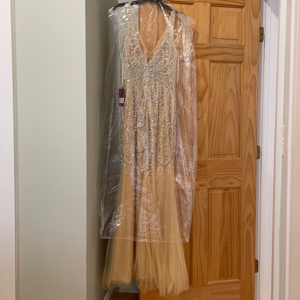 Never worn prom dress! Gorgeous beading. Size 10